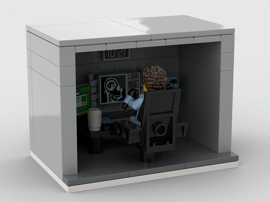 Radiology Reading Room MOC Instructions (90 pieces) + 4K Images (DIGITAL PRODUCT) product image (1)