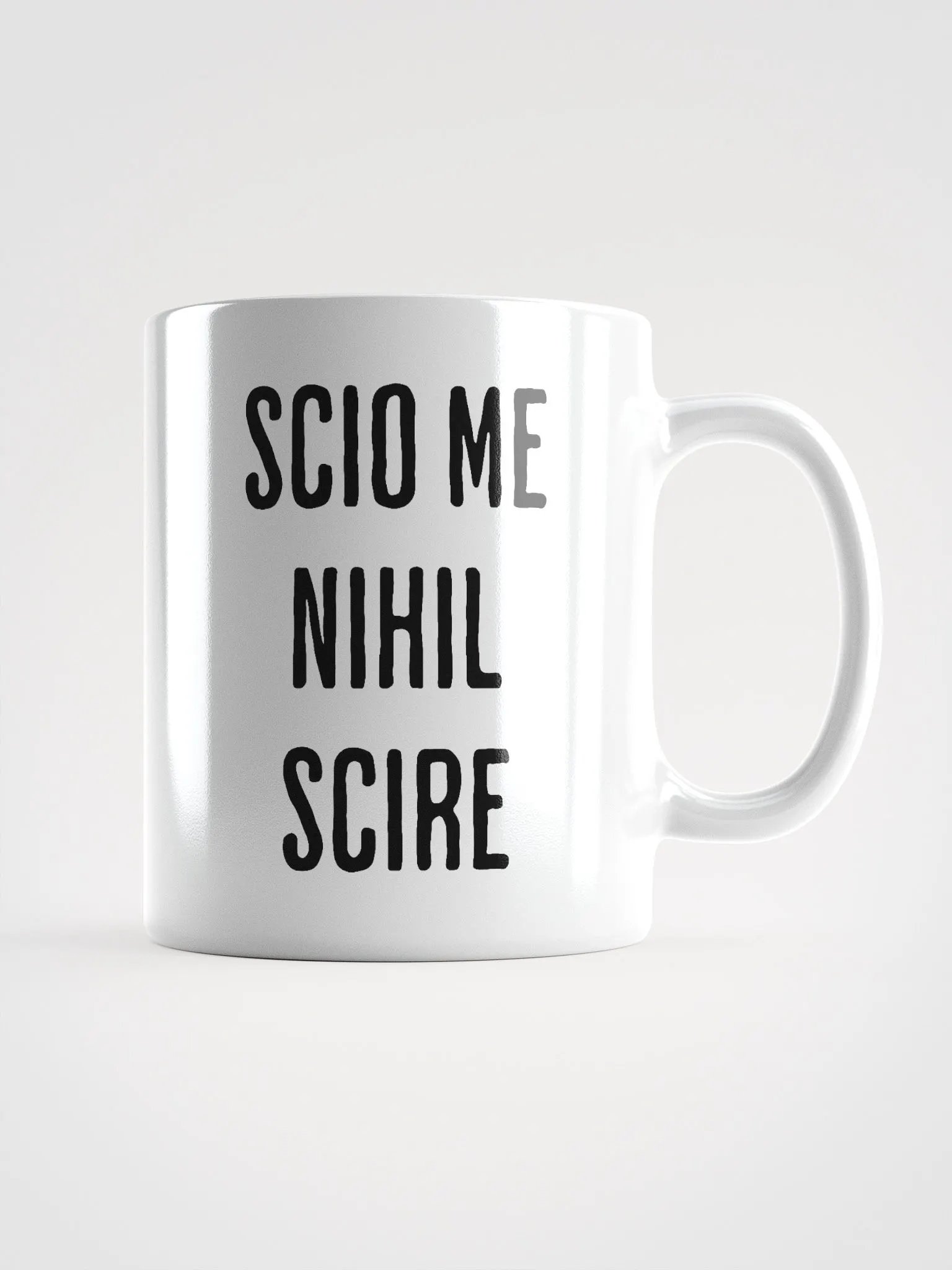Scio Me Nihil Scire Mug product image (4)
