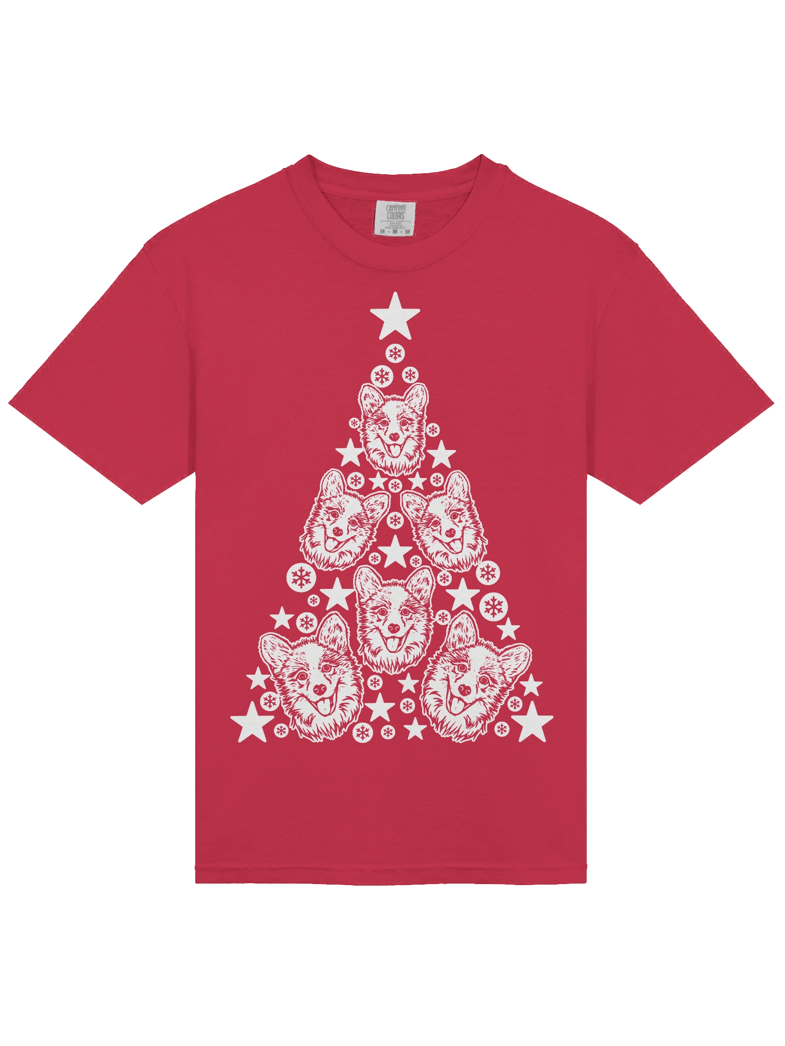 Pembroke/Cardigan Welsh Corgi(2) Christmas Tree T-Shirt product image (5)