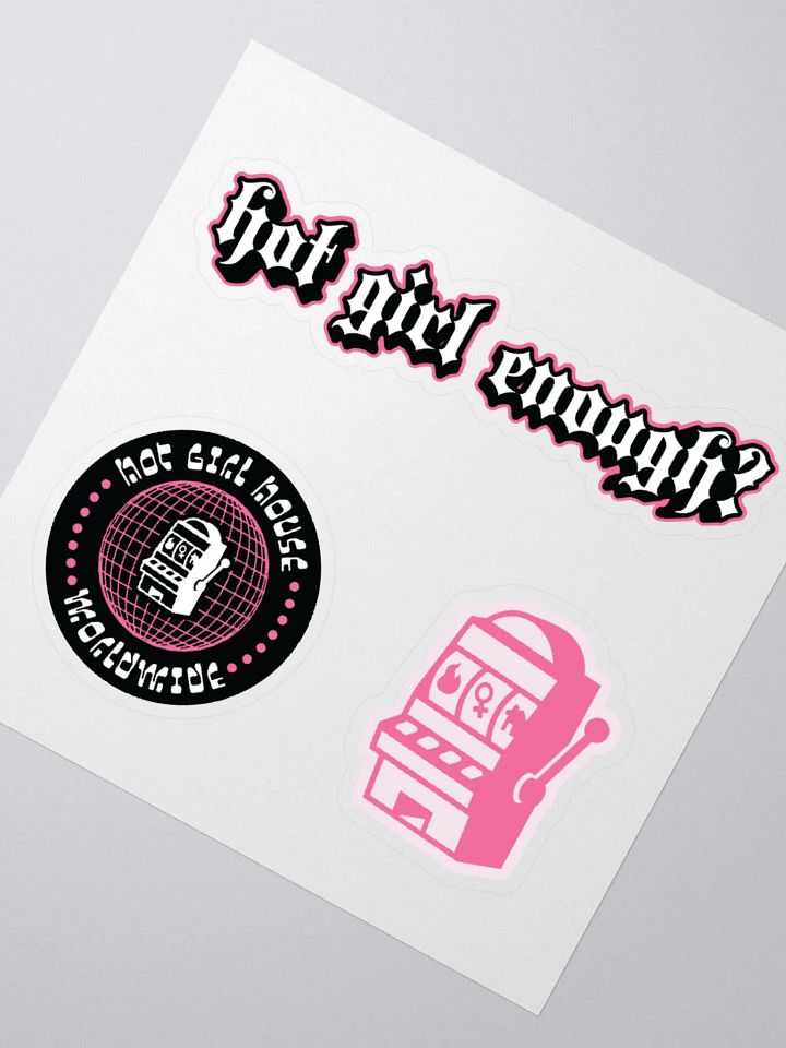 Hot Girl House Mini Sticker Set product image (2)