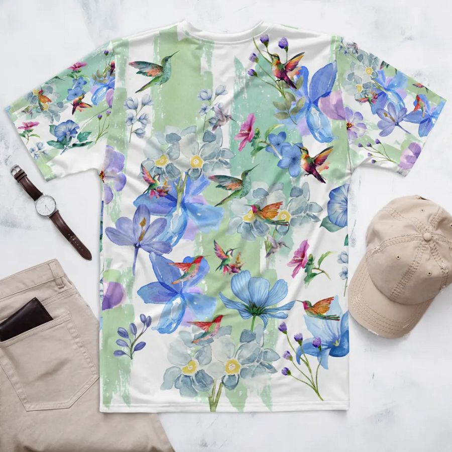 Humming bird T shirt all over print product image (1)