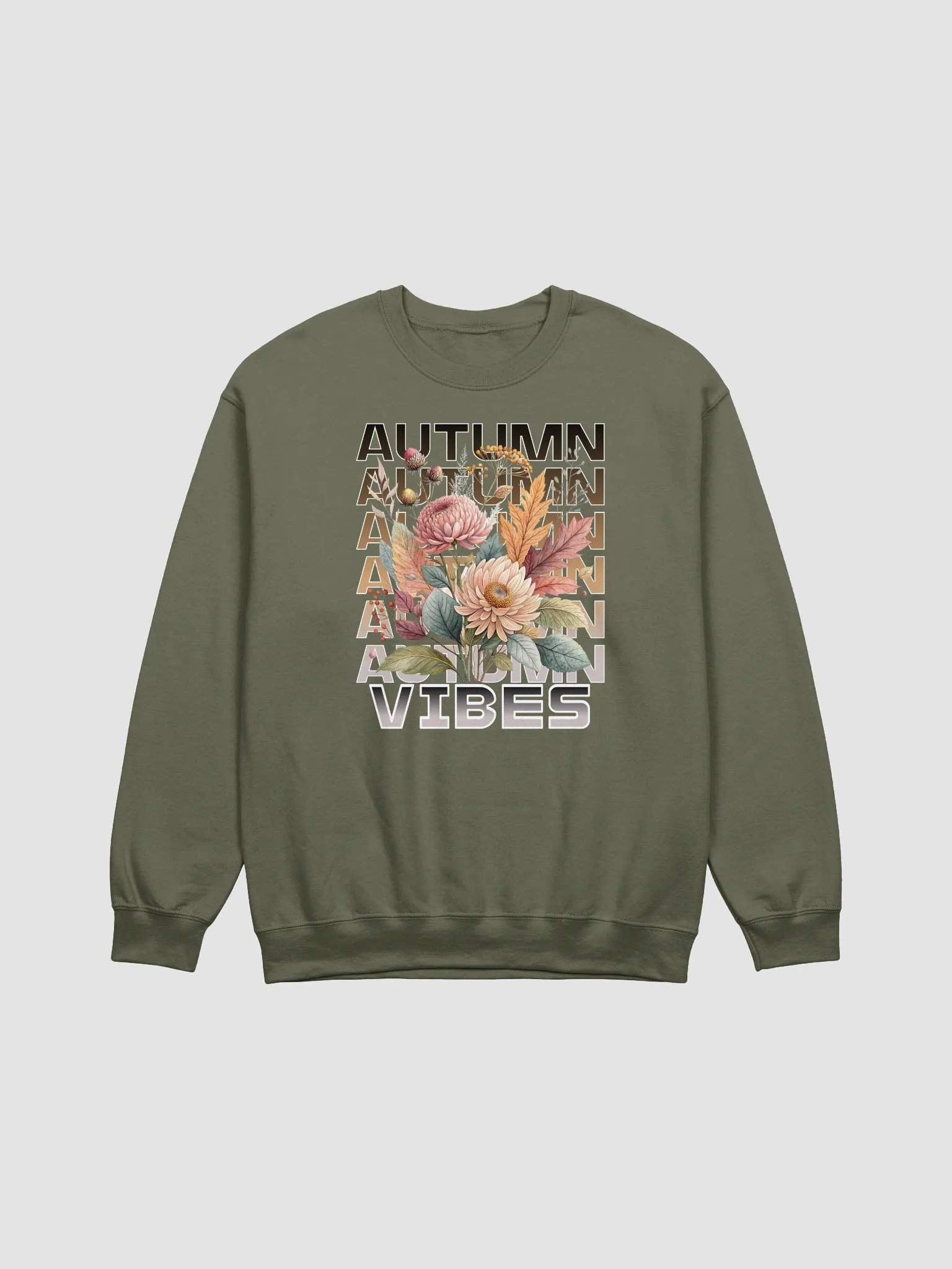 Autumn Vibes Boho Flowers Bouquet Sweatshirt product image (15)
