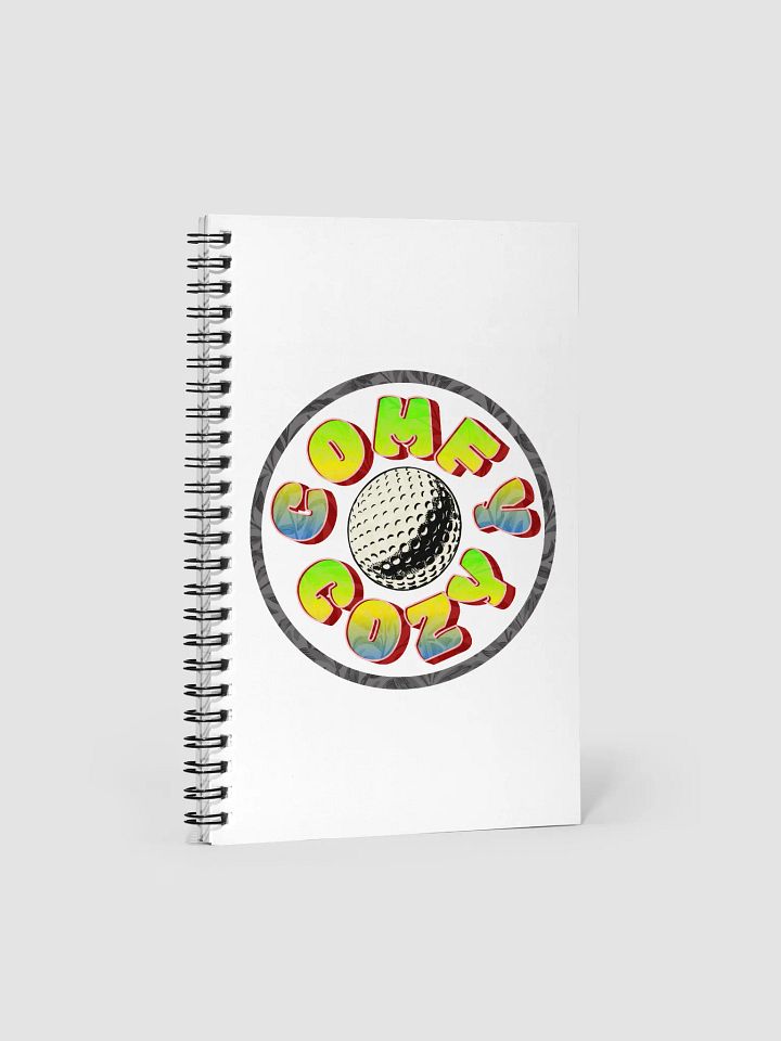 Comfy Cozy Golf Colorful Notebook product image (2)