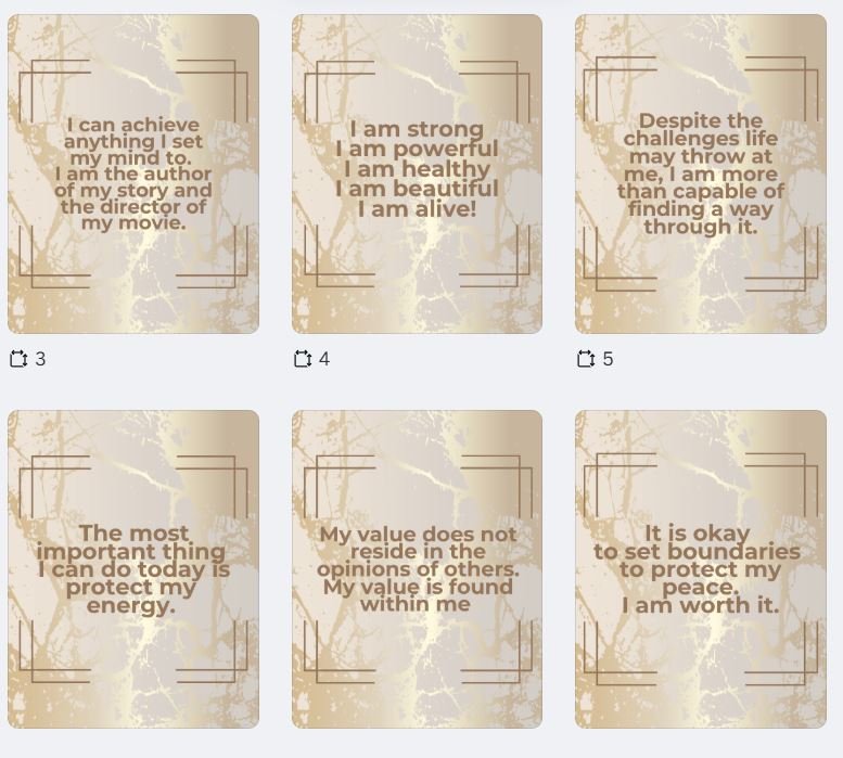 🔥 24-Piece Affirmation Wall Art Set (Beige) – Daily Motivation Décor for Mindset & Success (11x14 Instant Download) product image (1)