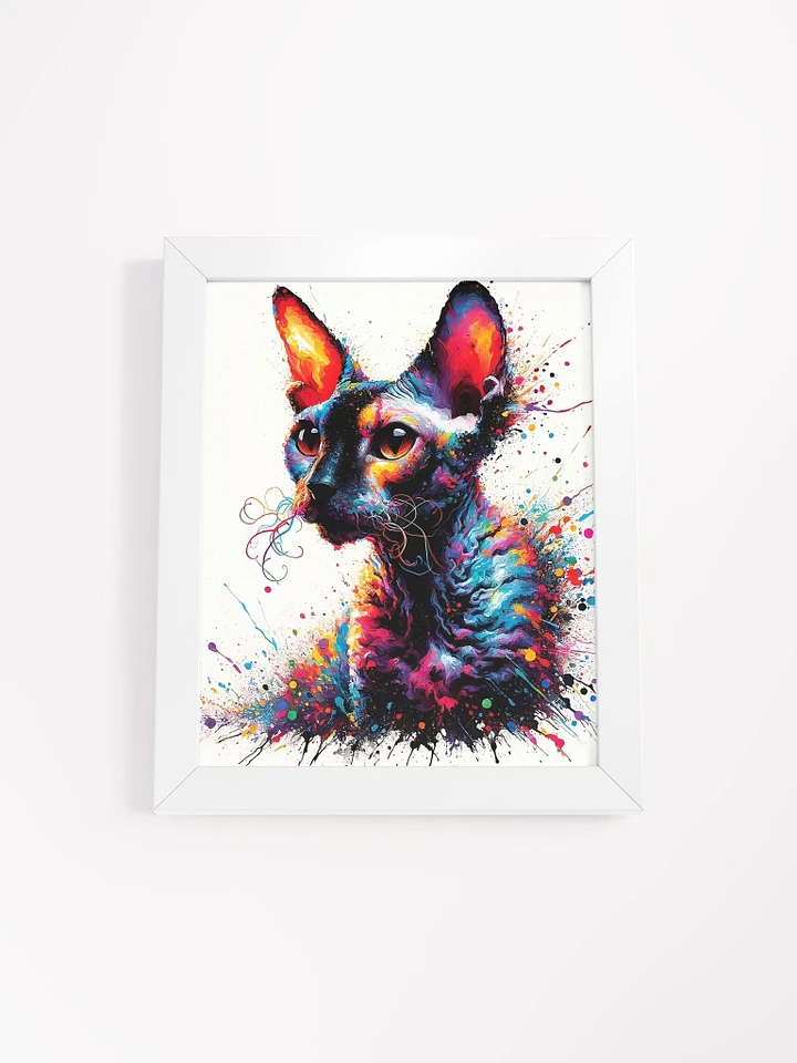 Framed High-Quality Matte Poster (in): Cornish Rex 2 product image (49)