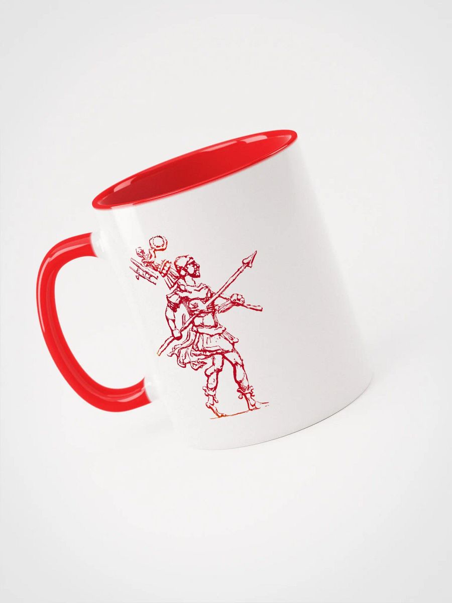 SPQR Roman Galley and Walking Mars Roman Art, Coffee & Tea Mug with Red Color Inside product image (2)