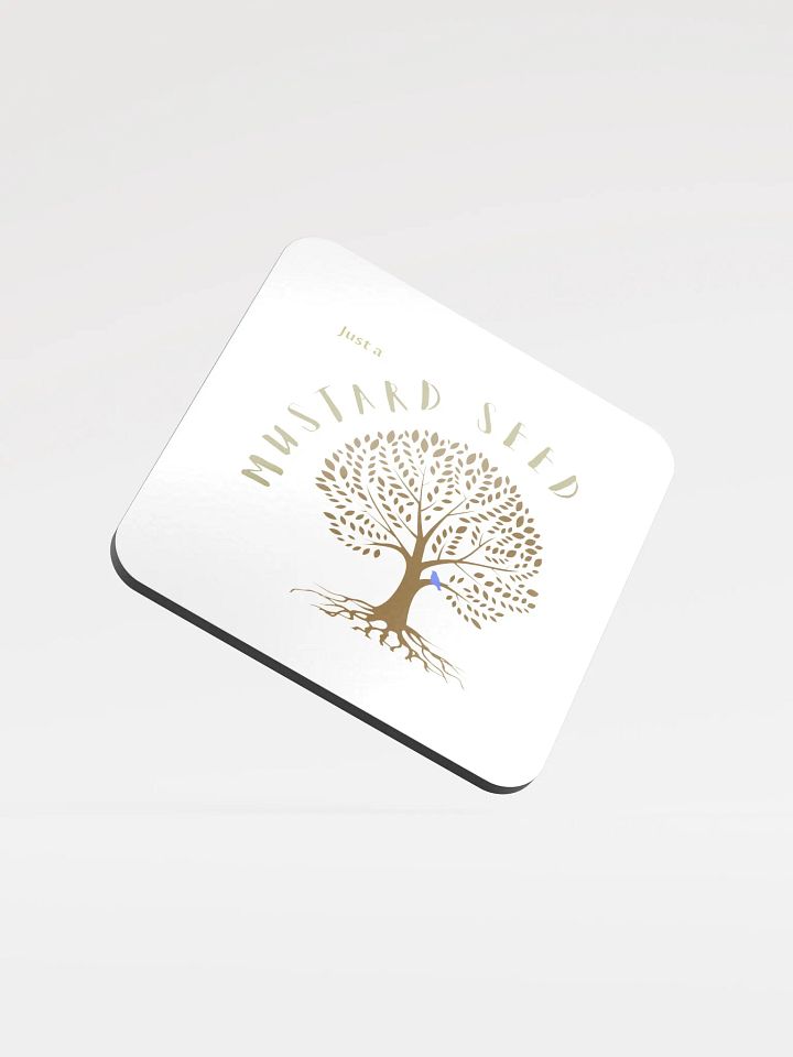Mustard Seed Cork Coaster product image (1)