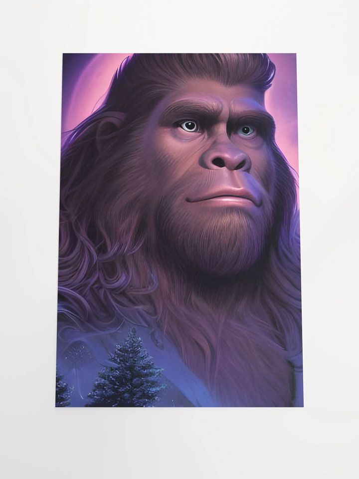 Close up Of Bigfoot Poster. product image (1)