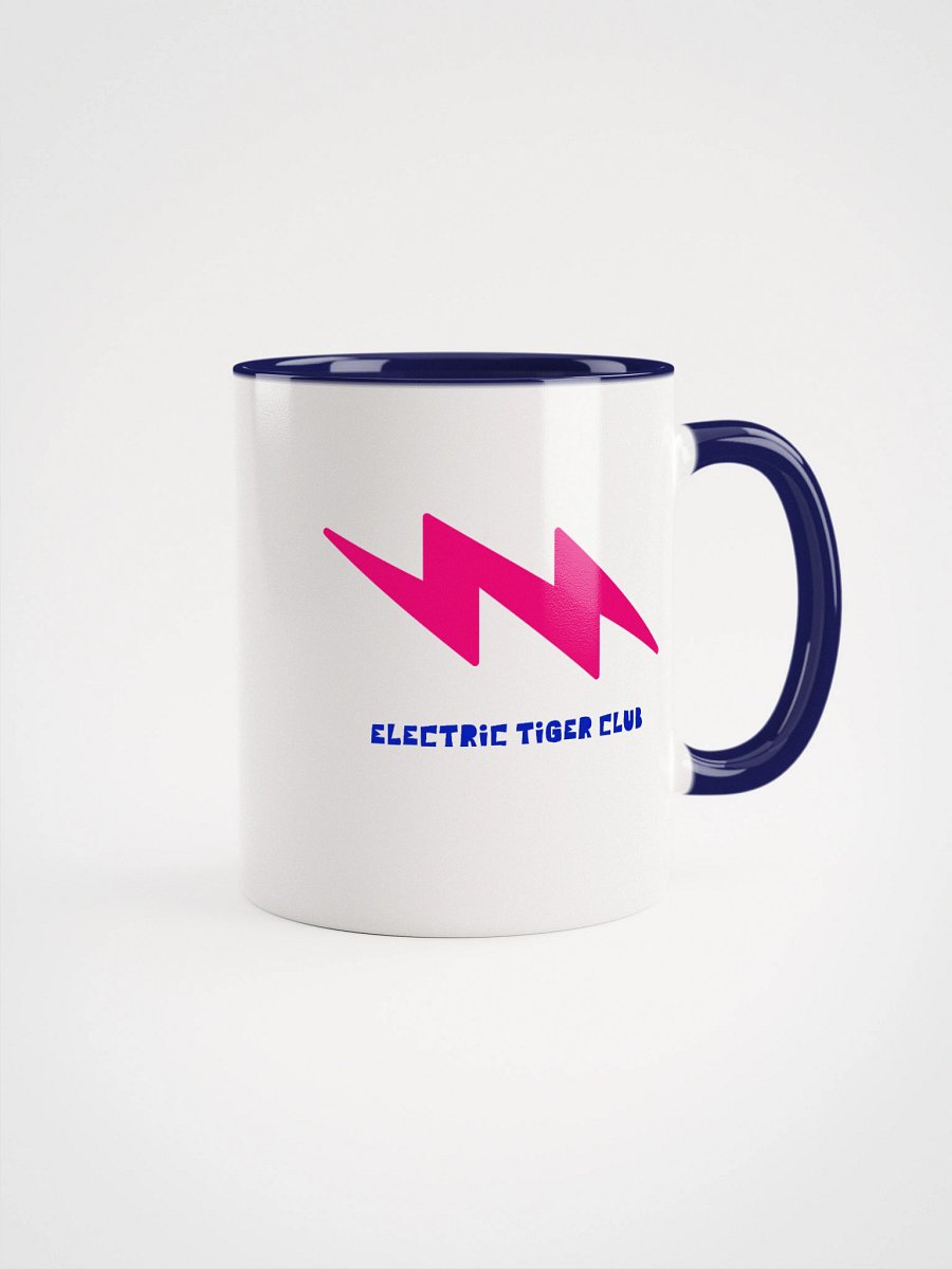 Pink Electric Tiger with Pink Lightning Bolt - Ceramic Mug product image (2)