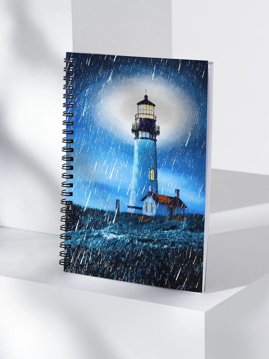 Yaquina Head Lighthouse - Oregon Coast - Spiral Notebook product image (4)