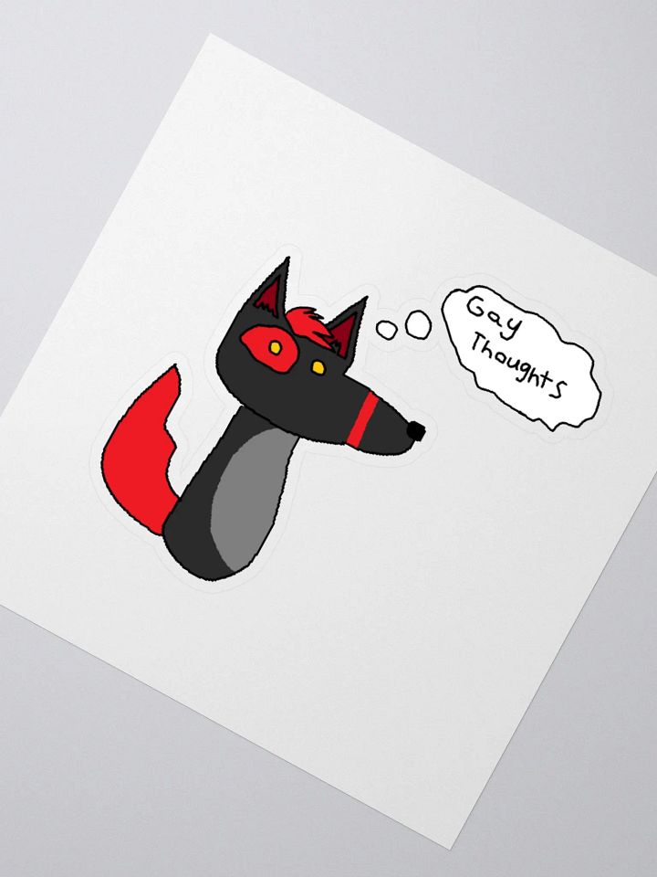 Gay Thoughts Sticker product image (5)