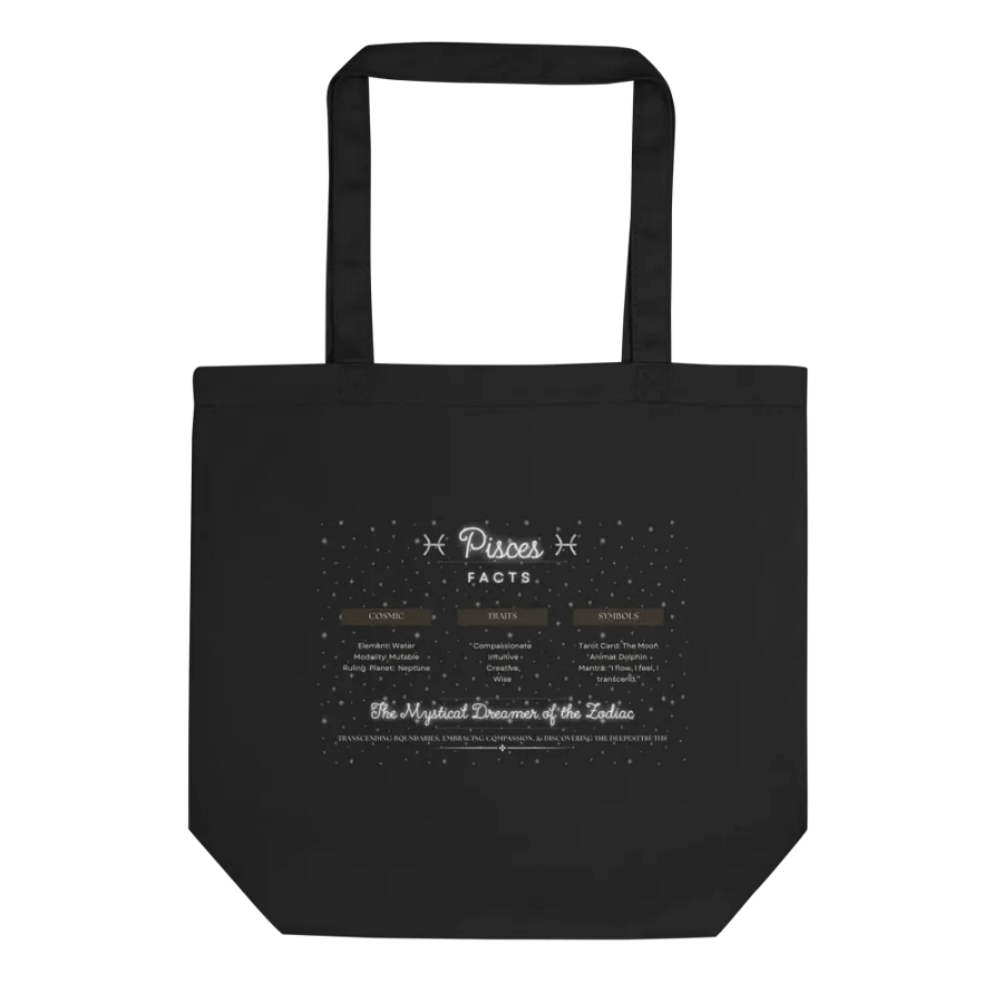 Pisces, Attributes , Black Tote product image (1)