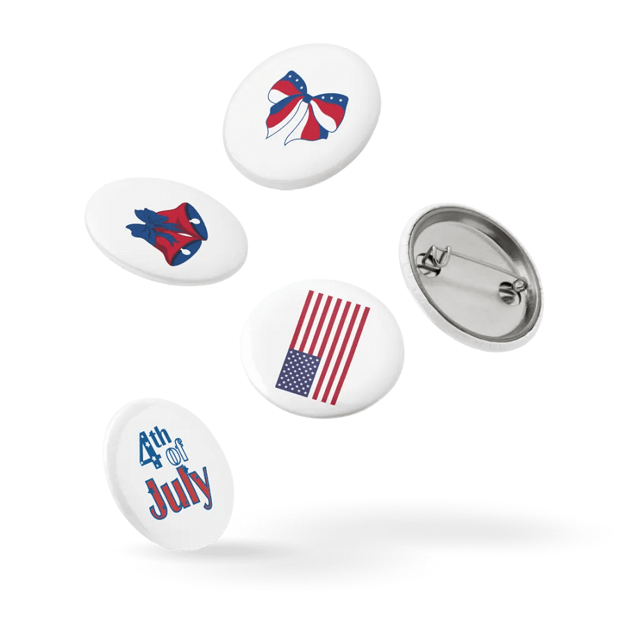 Patriotic Pin Button Set product image (14)