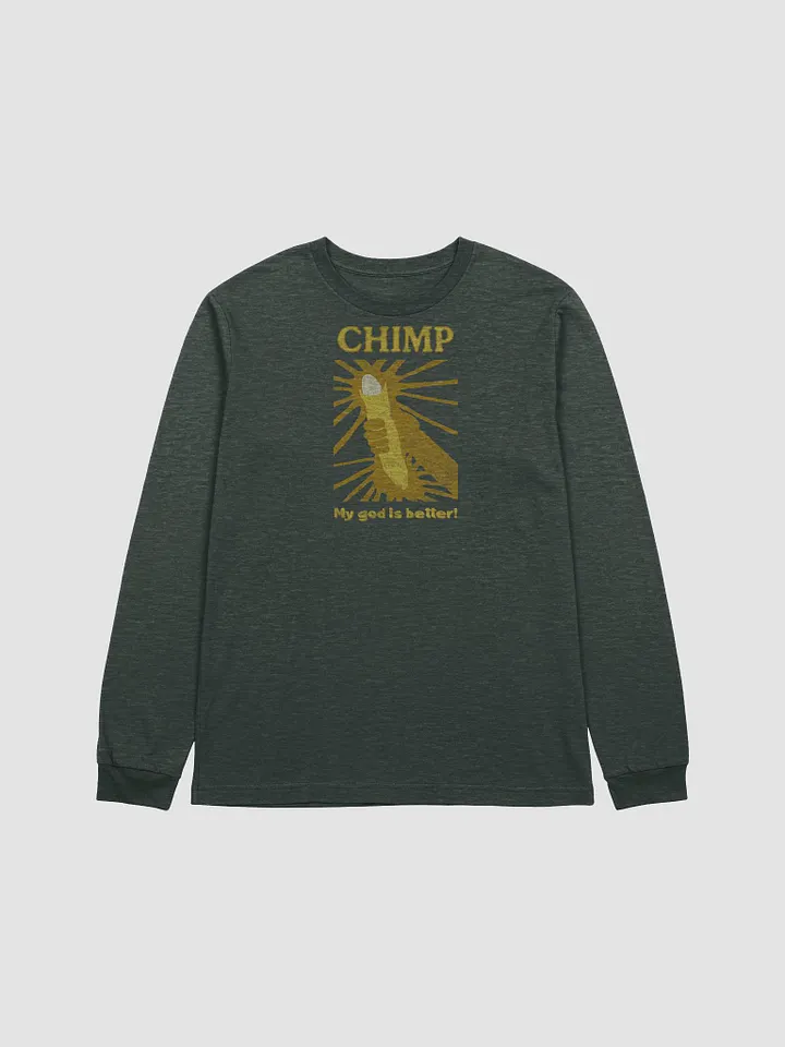Chimp: My God Is Better LS T-shirt product image (18)