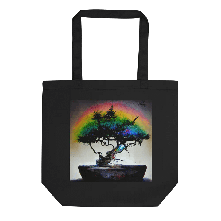 Rainbow Aura Bonsai Eco Tote product image (1)