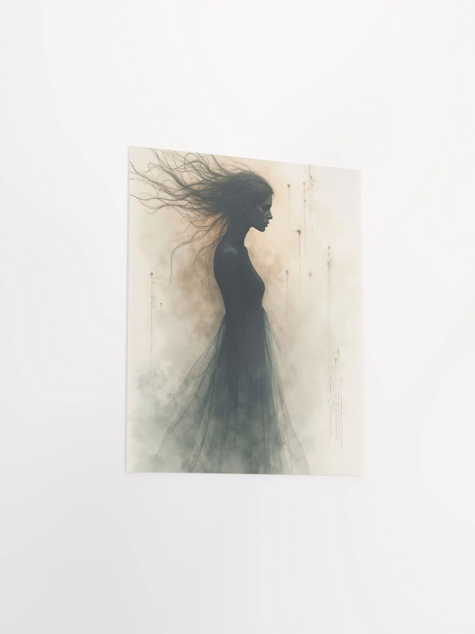 Watercolor Silhouette Matte Poster product image (19)