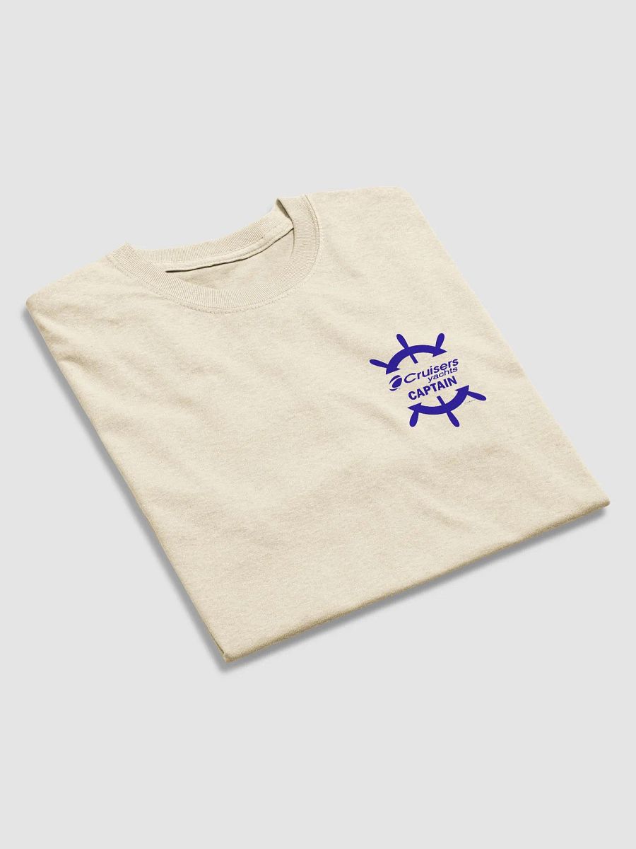 Cruisers Yachts Captain - T-Shirt - Light Shirt w/Blue Logo product image (5)