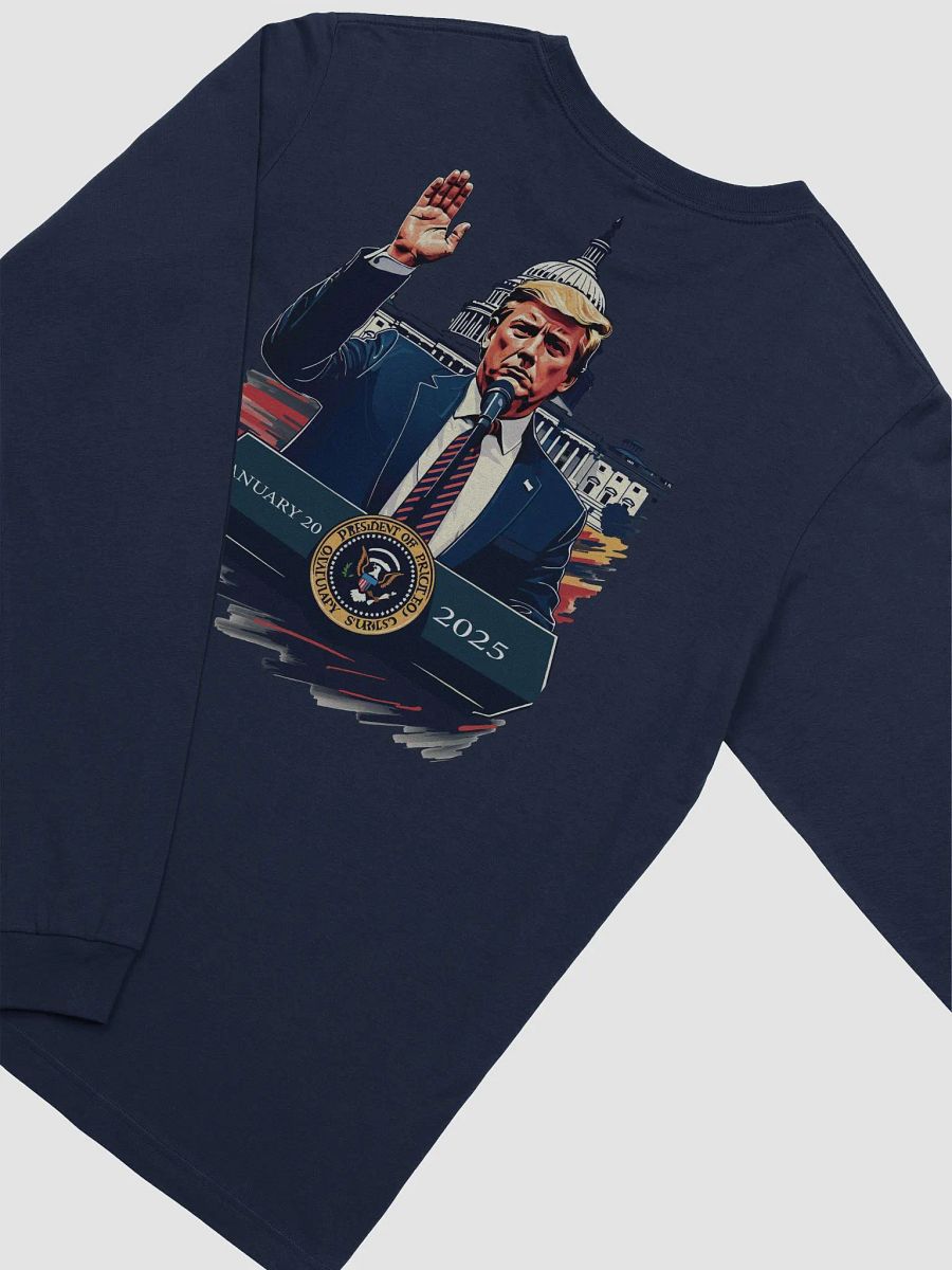 Inauguration Day 2025 Illustrated Long Sleeve Tee product image (3)