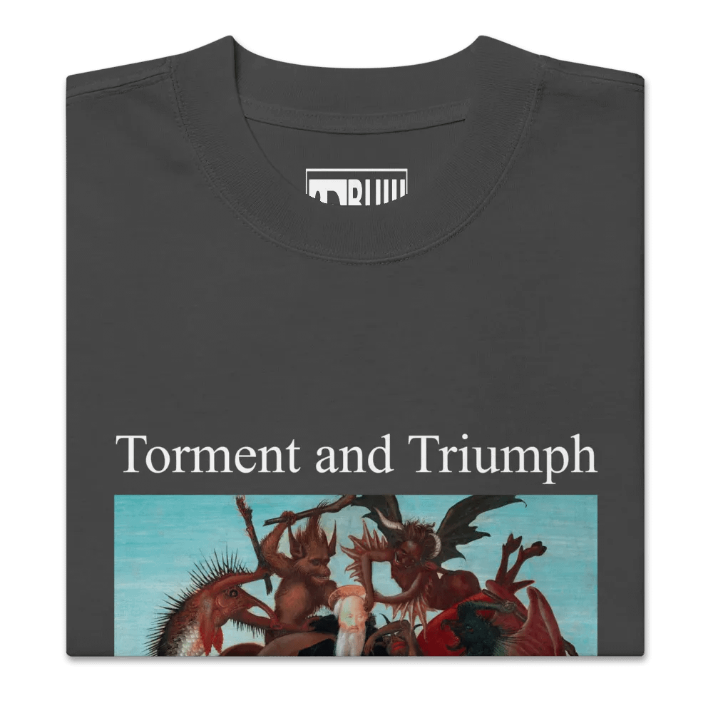 Torment and Triumph - BUIII Remix Premium Oversized Faded T-Shirt - Black product image (10)
