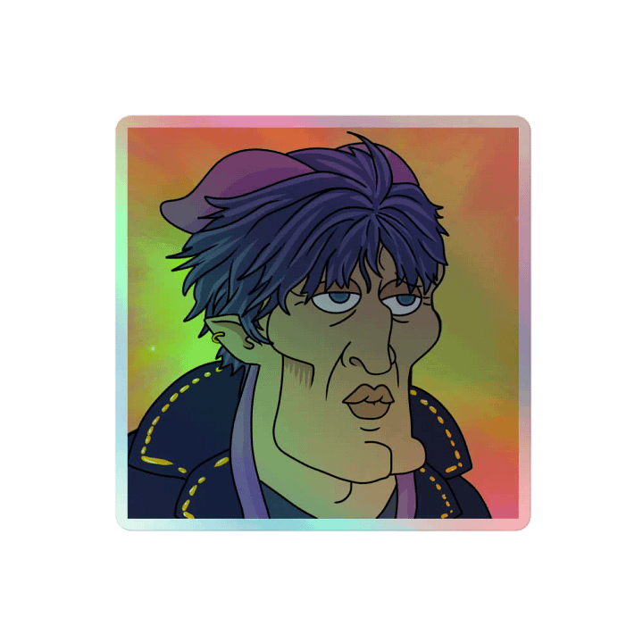 Holographic Handsome Inkeward Sticker product image (2)