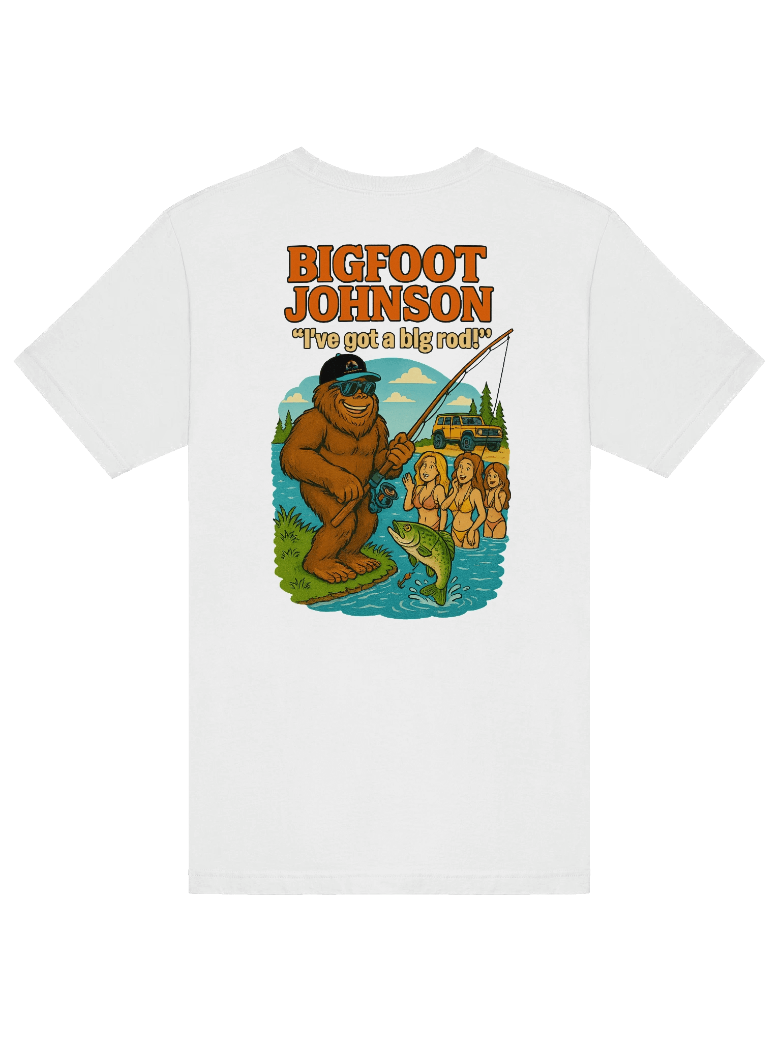 Bigfoot Johnson Big Rod Tee (White) product image (6)
