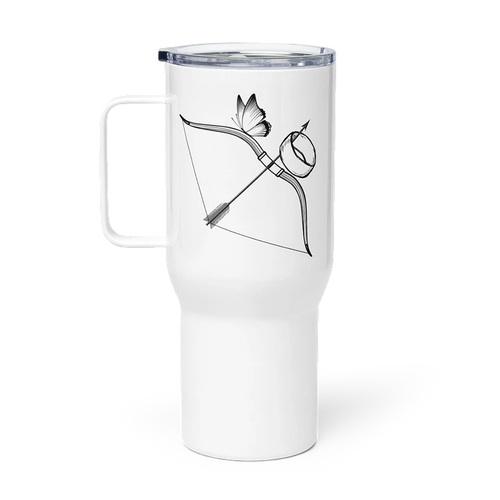 Bow, Arrow, Cuff & Butterfly Travel Mug product image (1)