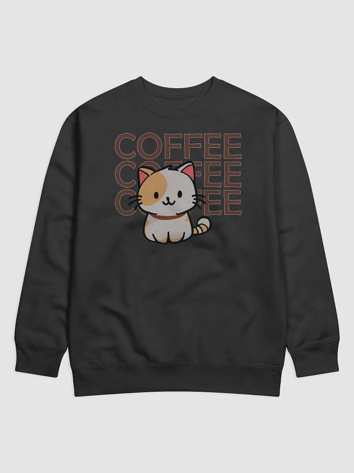 Coffee Cat Sweatshirt product image (1)