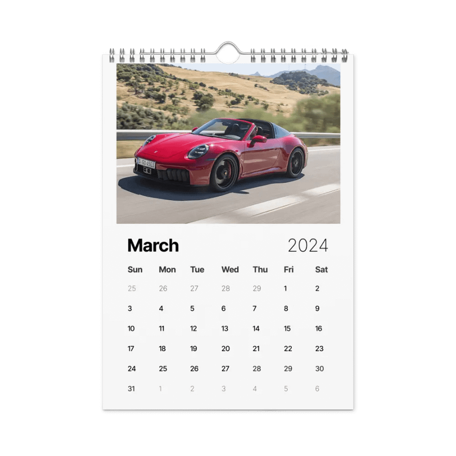 Porsche Rides 2024 Wall Calendar product image (9)
