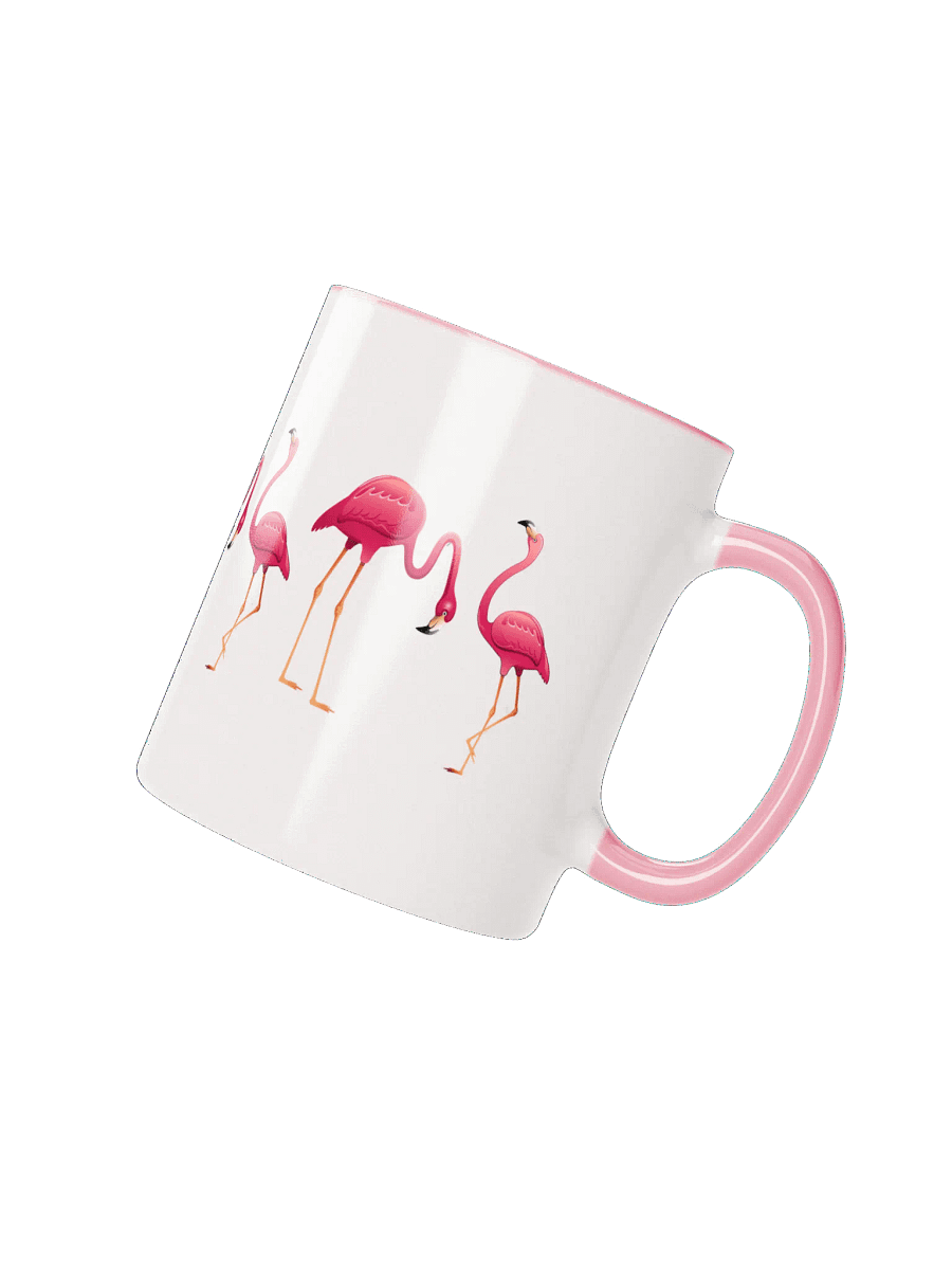 Pixelated Flamingo Parade Mug product image (4)