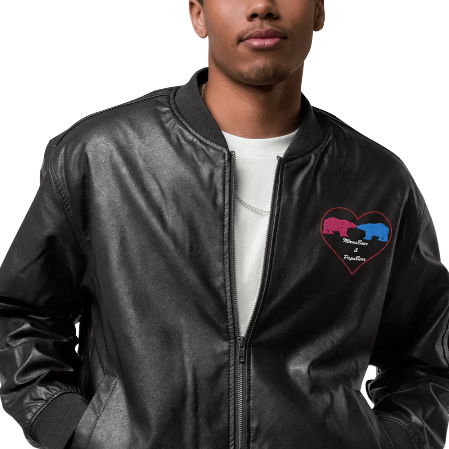 Mama & Papa Bear Unisex Bomber Jacket product image (6)