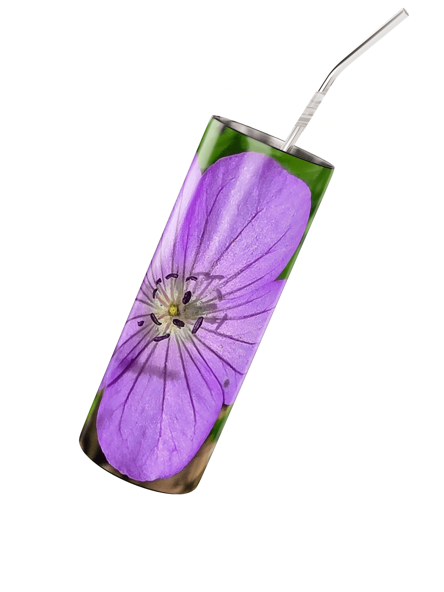 Purple Petal Stainless Steel Tumbler product image (2)