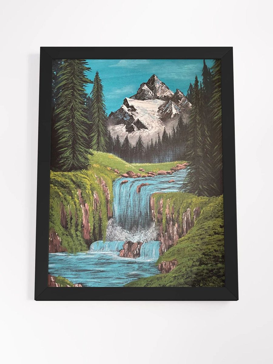 Framed Valley Waterfall Print product image (4)