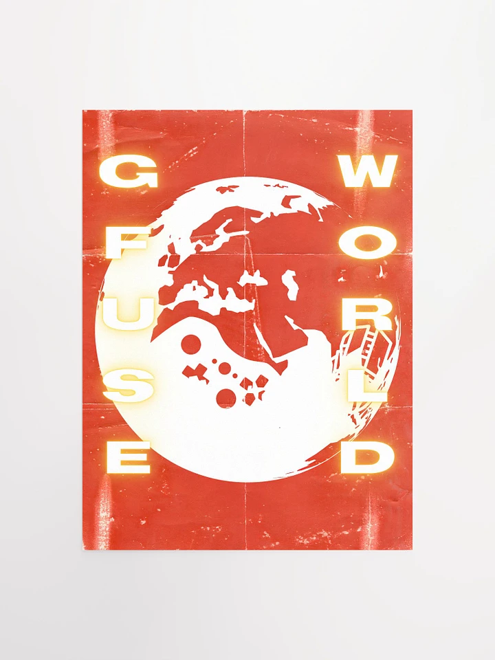GFuse World Poster | Vintage Red product image (1)