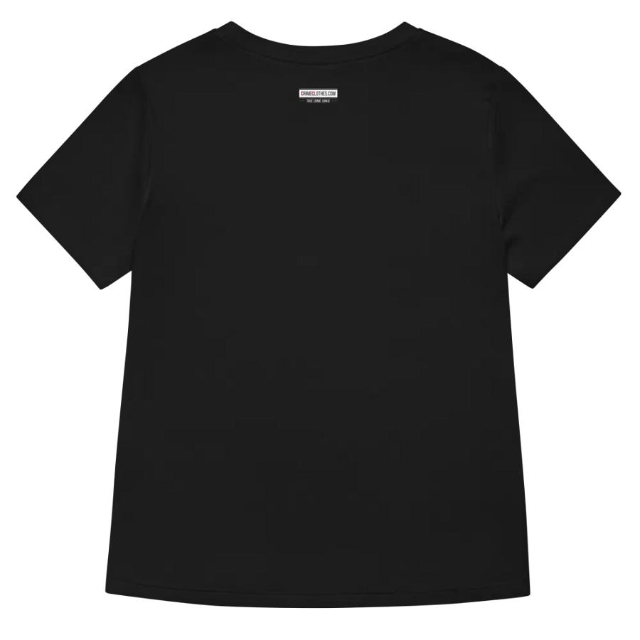 CrimeClothes Heels & Pearls Do Not Cross Relaxed V-Neck T-Shirt product image (52)