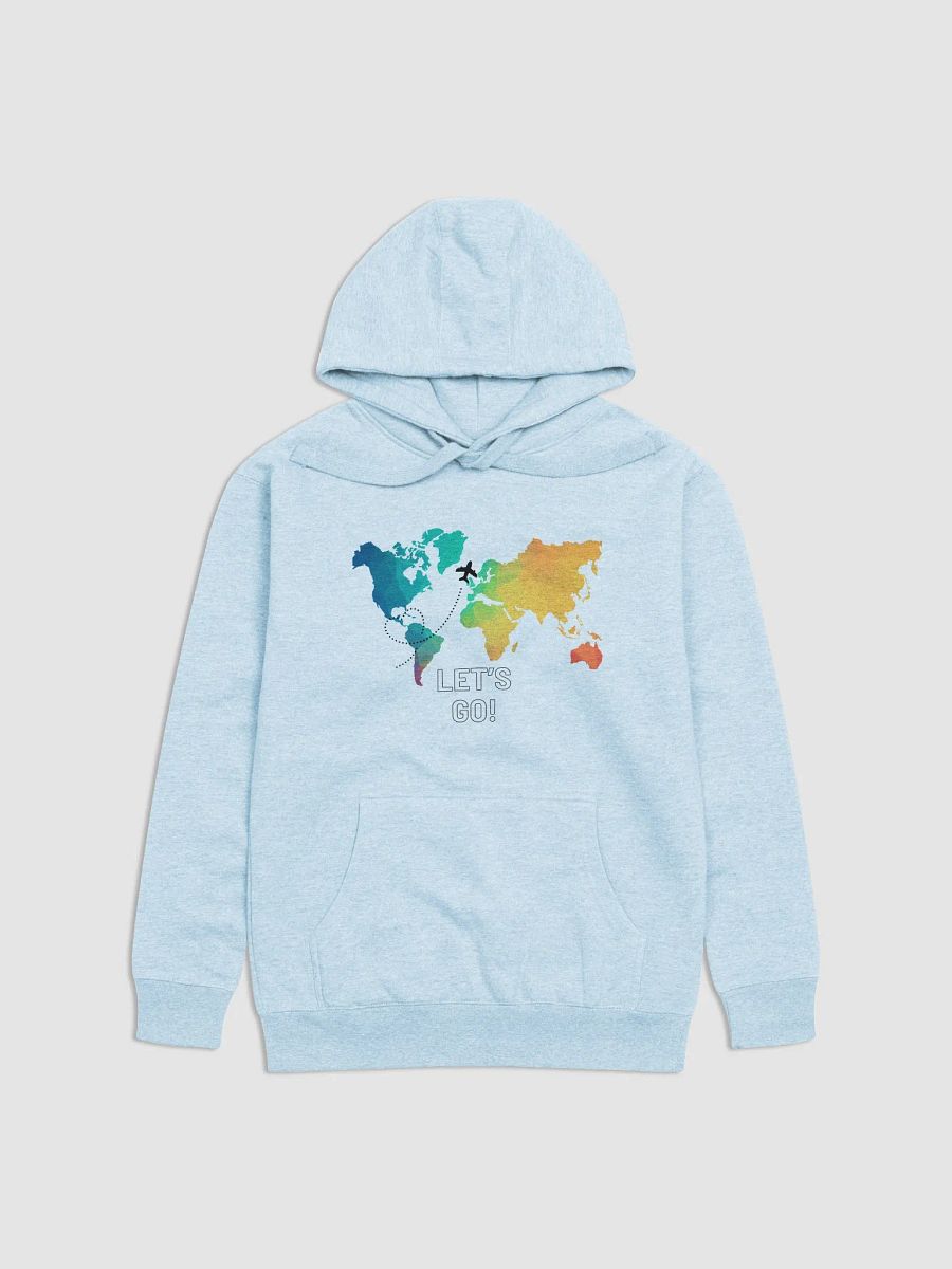 Geometric World Map Unisex Hoodie product image (3)