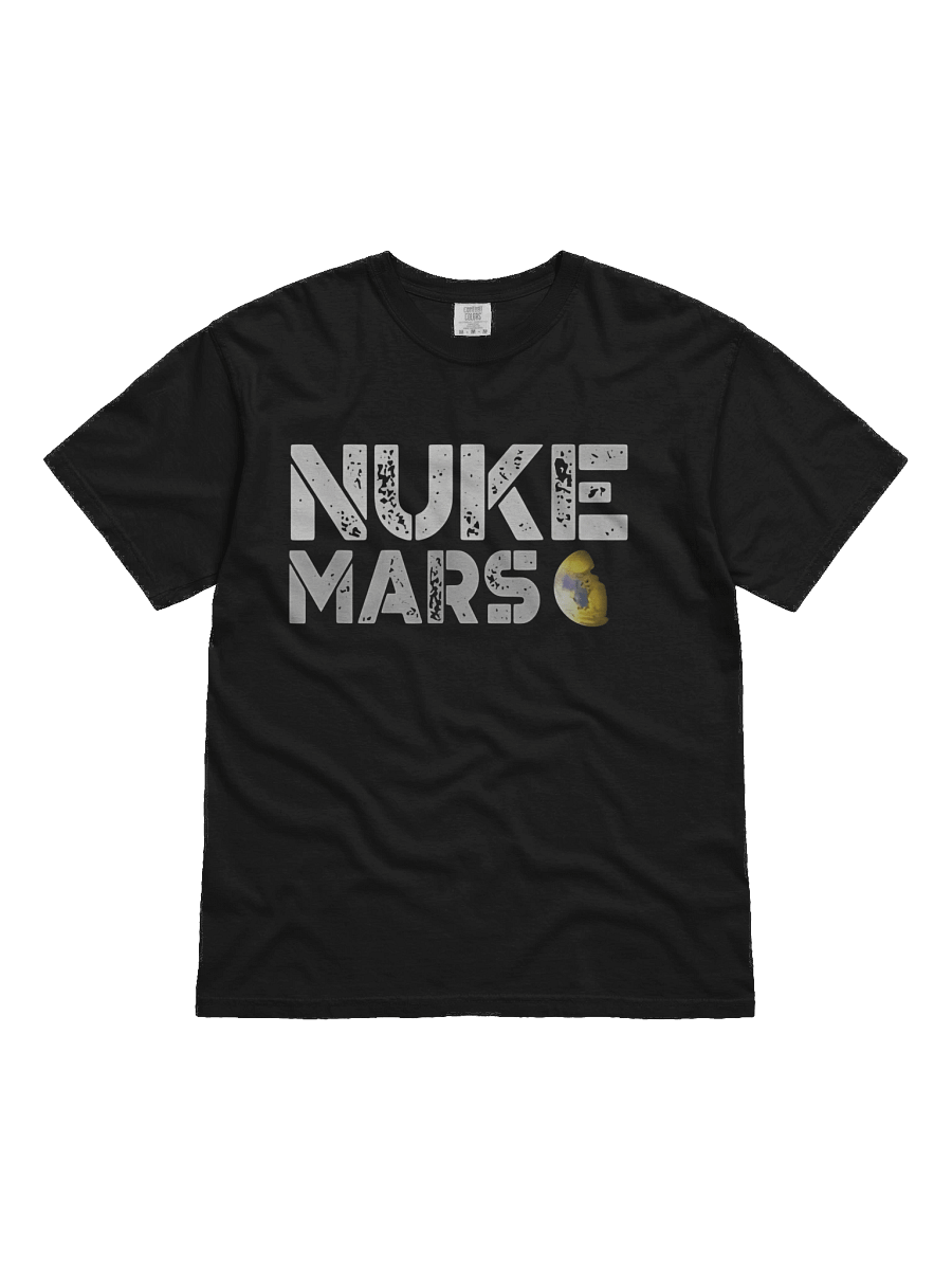 Elon Musk Wears Nuke Mars T-Shirt product image (1)