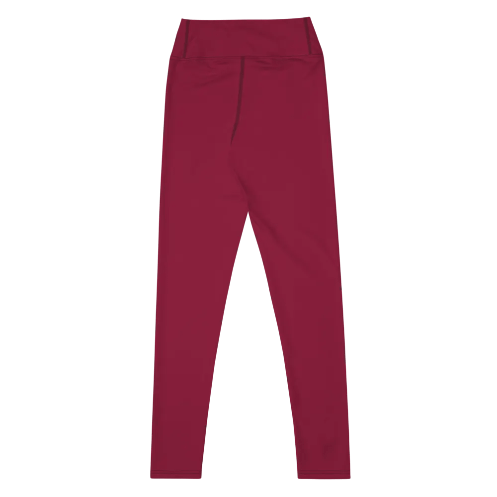 Maroon Yoga Leggings product image (9)