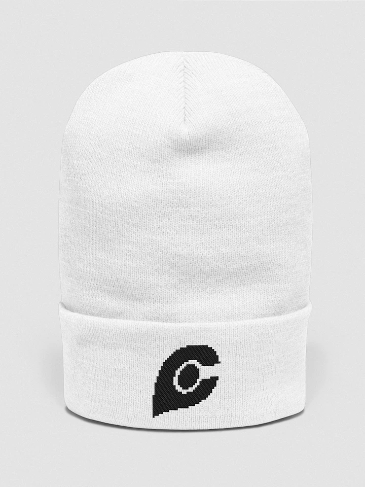 Cypher Logomark Beanie (Black Embroidered) product image (1)