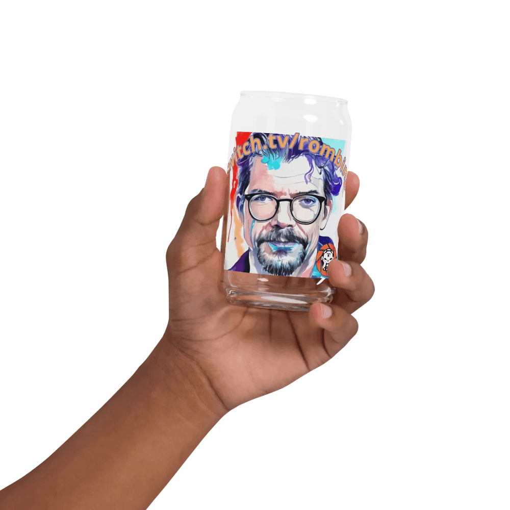 Vibrant Rombing Portrait Can-Shaped Glass product image (2)
