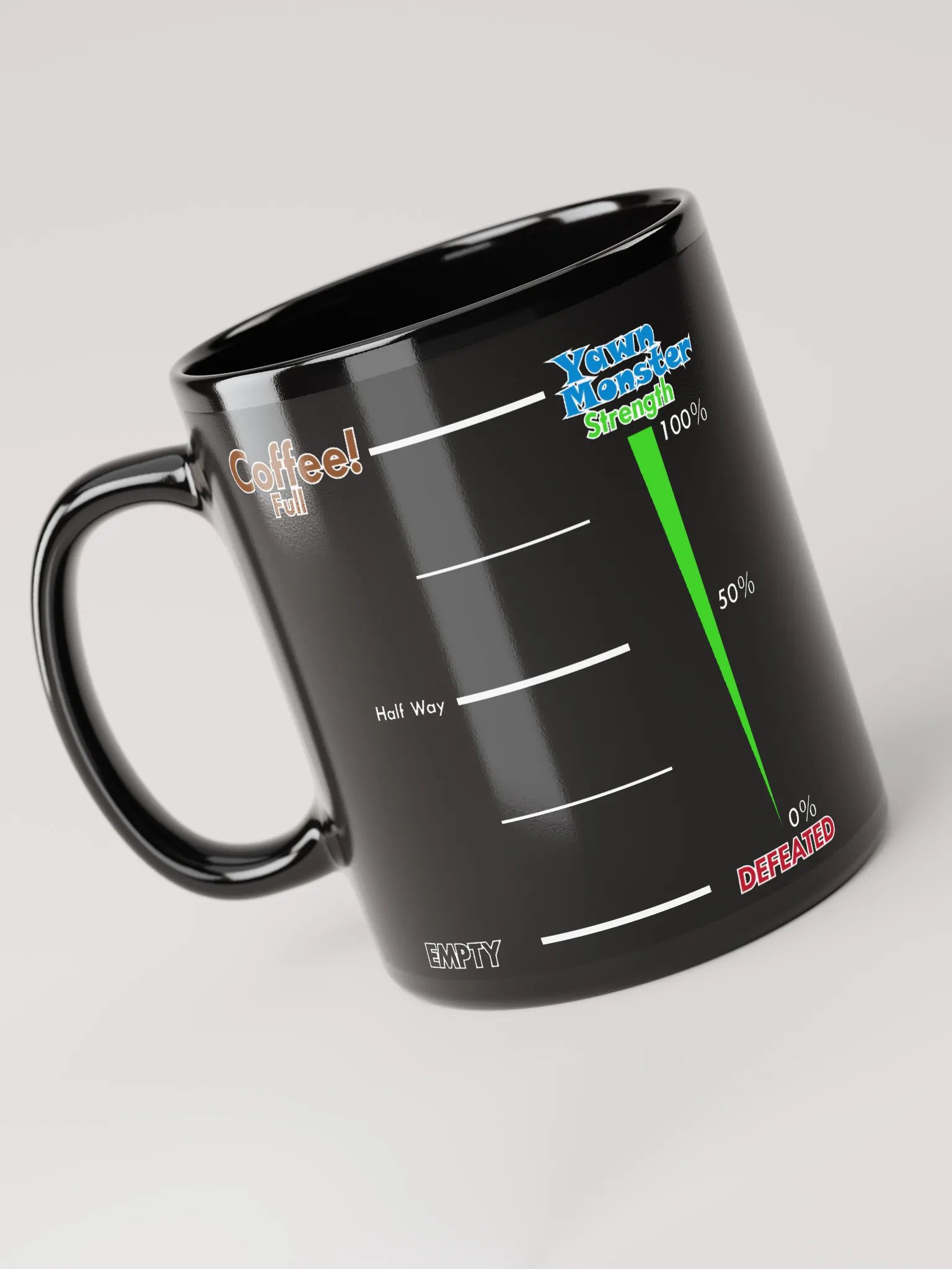 Blue Yawn Monster Coffee Cup product image (5)