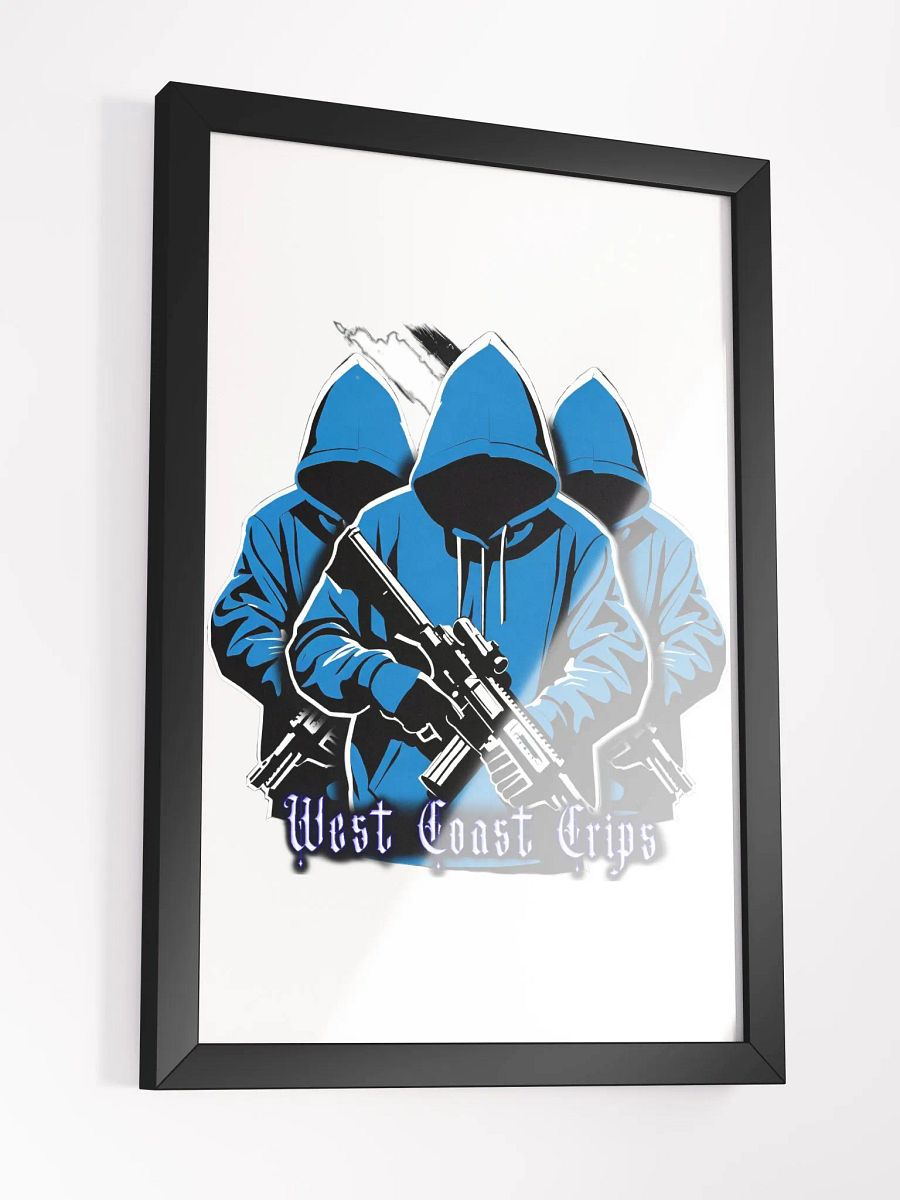 West Coast Crips Framed High-Quality Matte Poster product image (6)