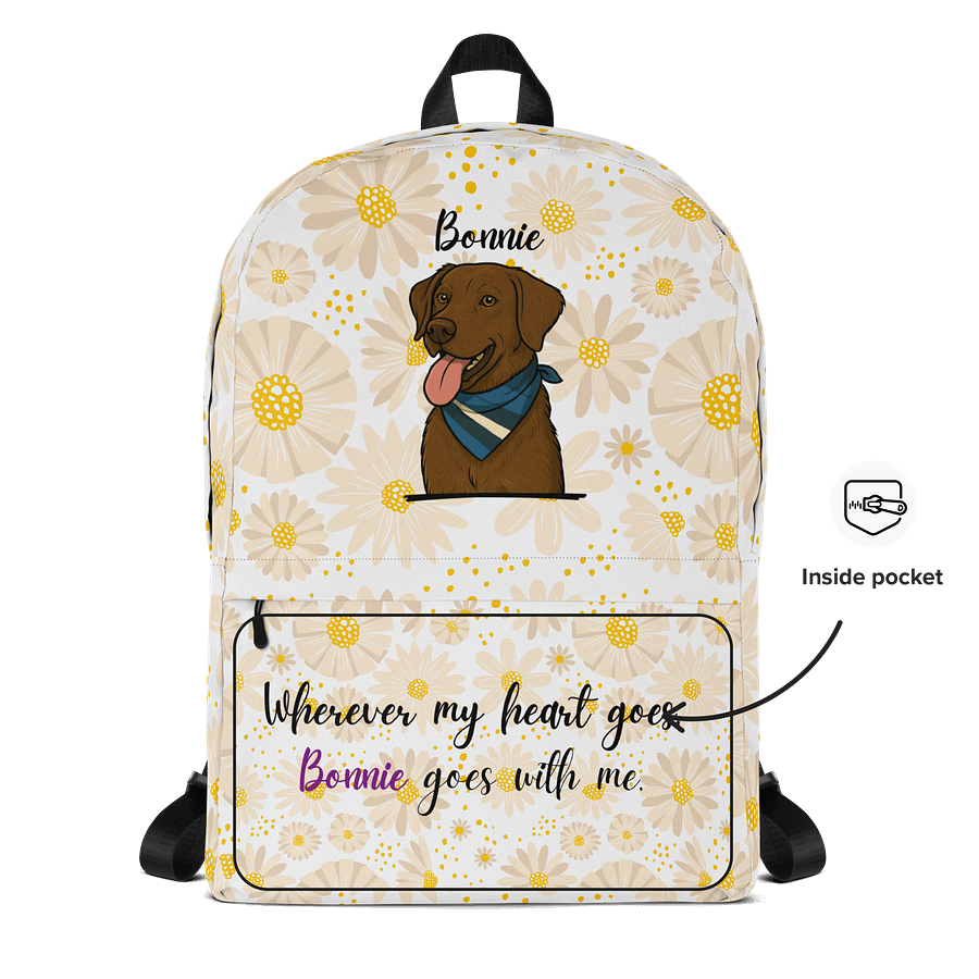 YOUR BEST FRIEND! / PRINT BACKPACK WITH PERSONALIZED NAME product image (4)