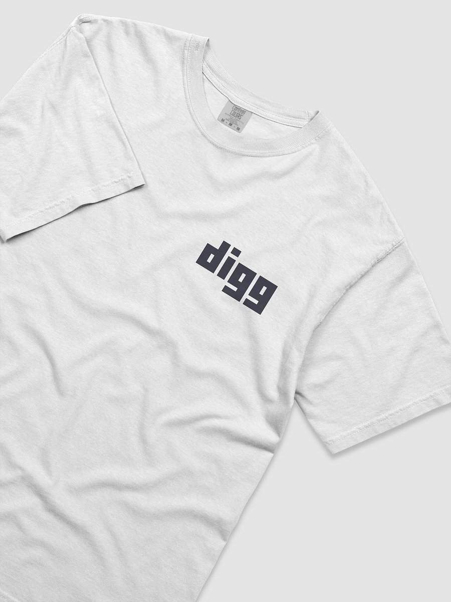 Digg Tee: White. Heavy. Unbothered. product image (3)
