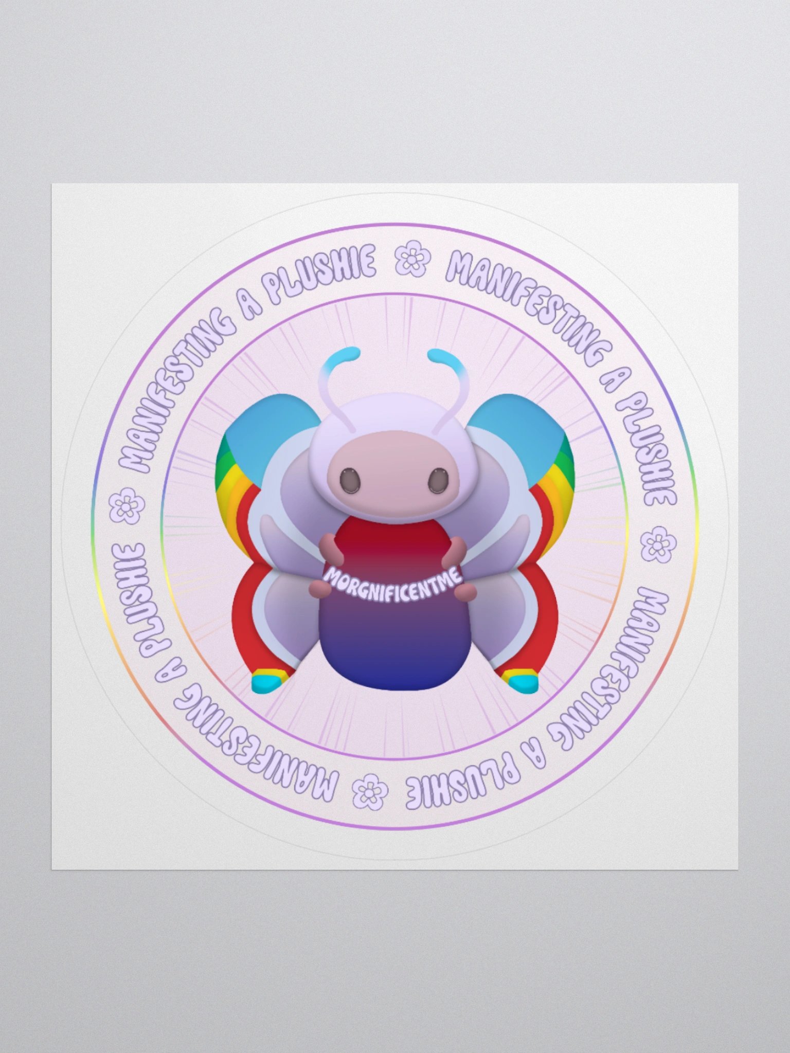 Manifesting a Plushie Sticker - Cute n' Cozy Edition product image (1)