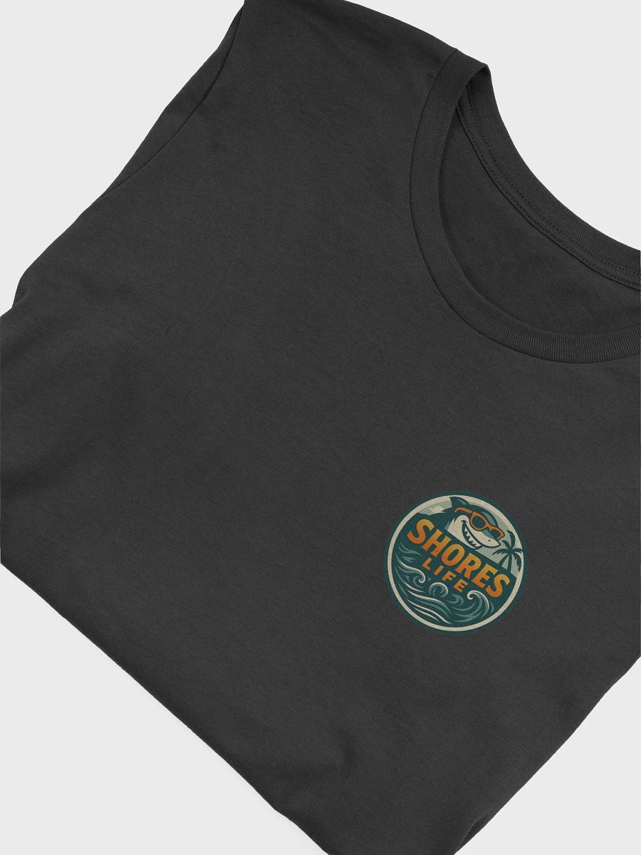 Shores Life Shark Logo T-Shirt – Vintage Surf Style Beach Tee product image (45)