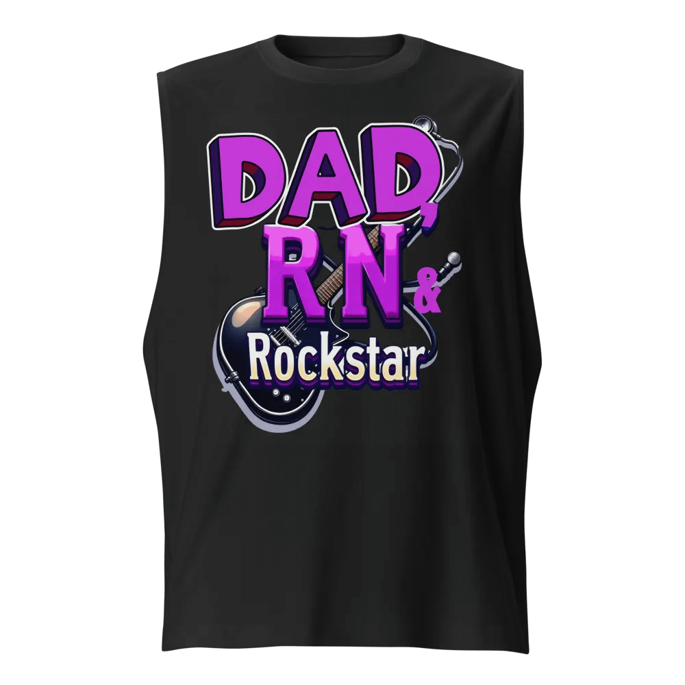 Rockstar Dad Muscle Tank product image (1)