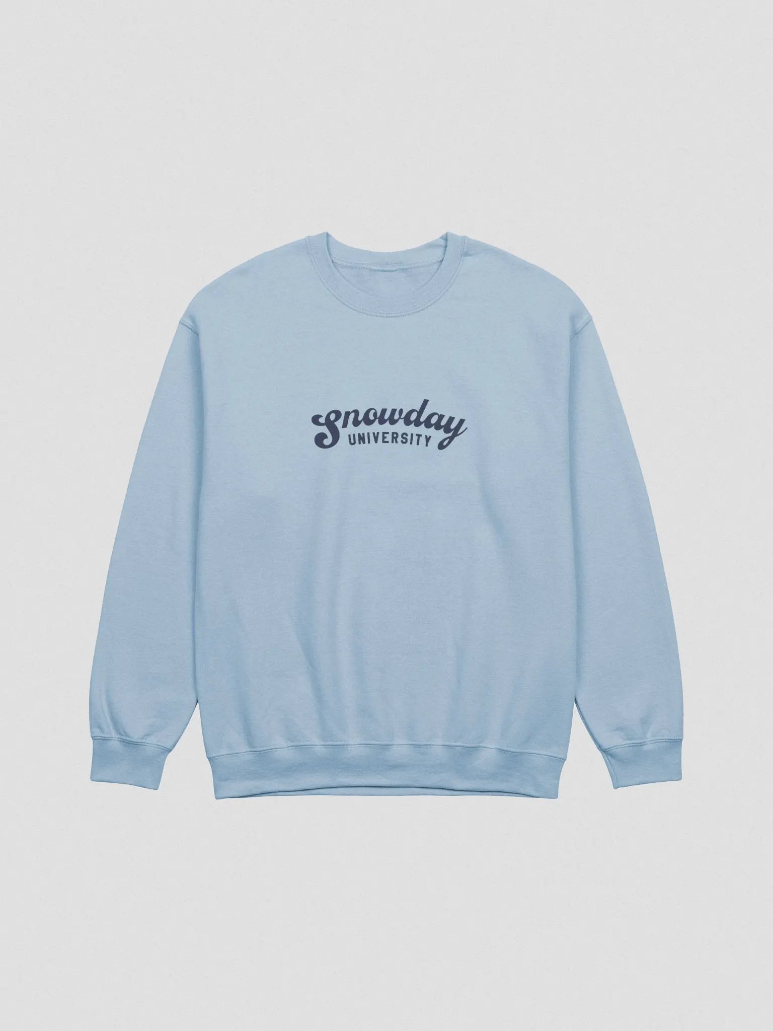 Snowday University crewneck - light blue product image (1)