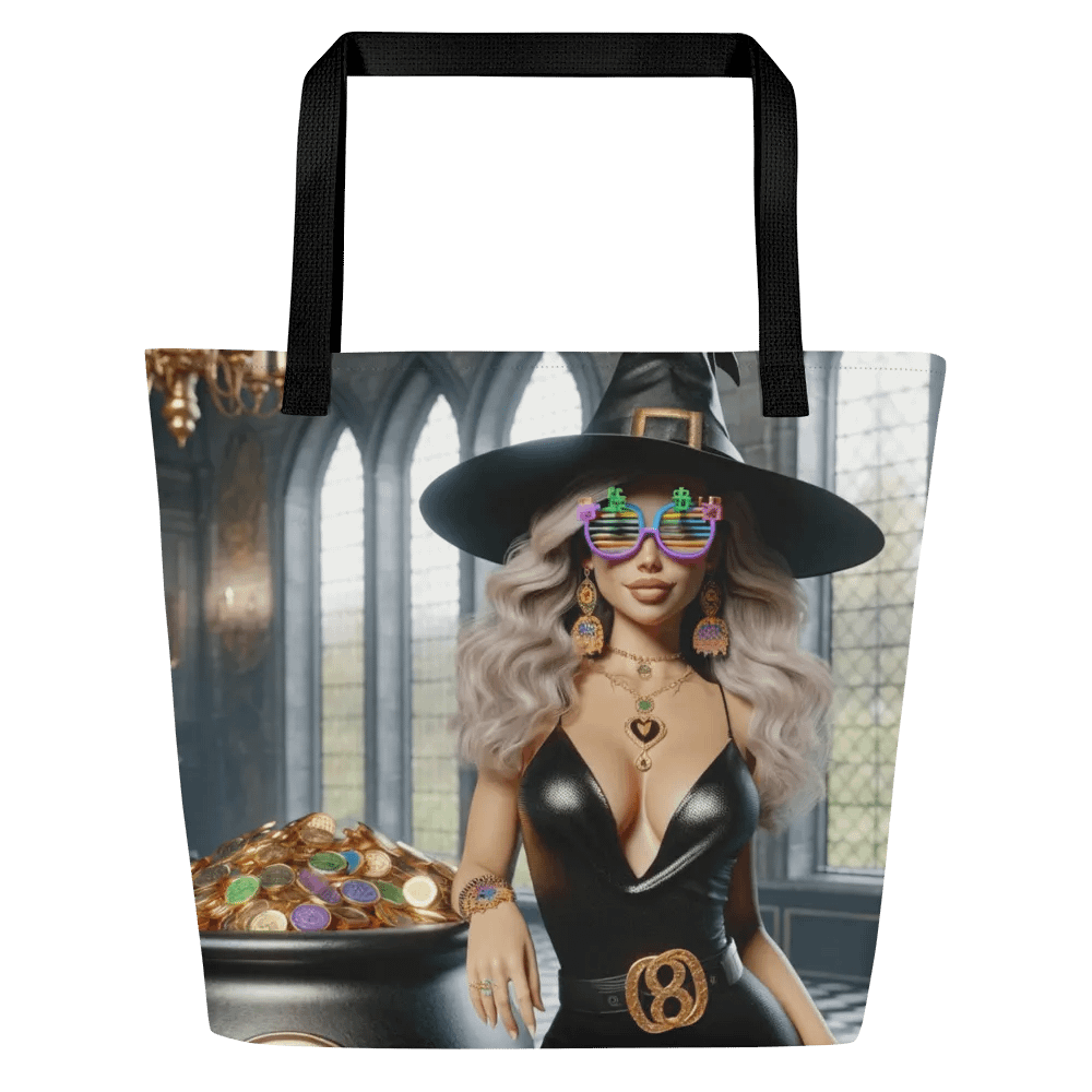 WEALTHY WITCH - TOTE BAG - DANCE MEMECOIN product image (1)