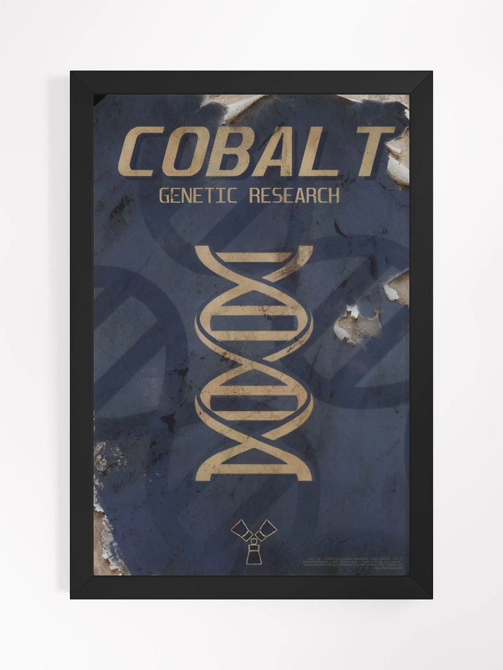 Cobalt Genetic Research Framed Poster product image (1)