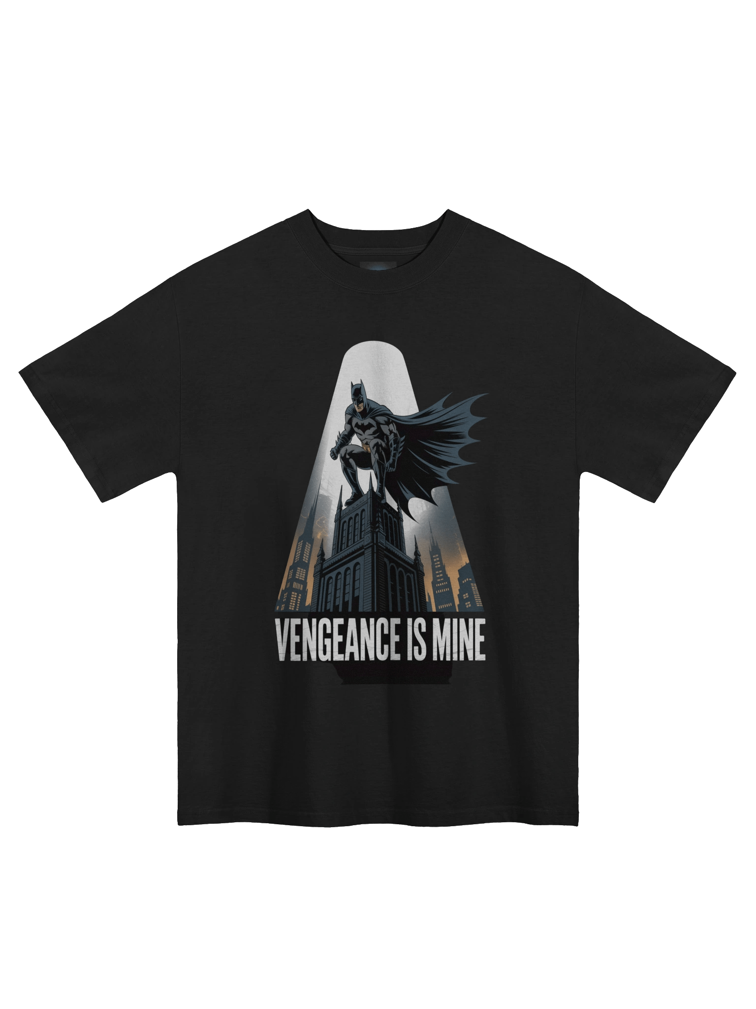 Retributive Rook: Batman Vengeance is Mine Oversized Faded T-Shirt product image (3)